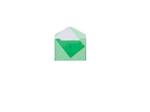 Папка-конверт на кнопке de VENTE А4, 180мкм, п/пр зелен. 3071408
