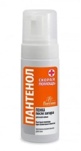 Пенка Пантенол увл.после загара с алое-вера,150 мл.Ф-317(флоресан)