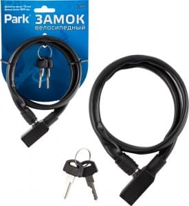 Park Замок велосипедный, длина 60см, d=10мм, 5136