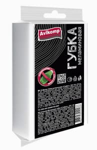 Губка меламиновая 11*6,5*2,5см,ГРАФИТ,42466/ Avikomp, шт