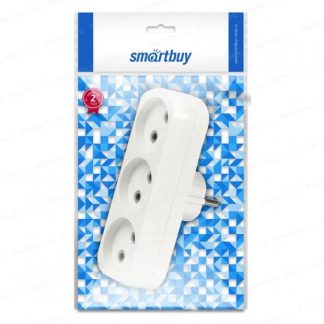SmartBuy разветвитель(тройник)3 роз. 10А (АБС-пластик,линейный,белый) SBE-10-Ф02-3
