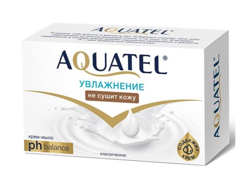 Крем-мыло твердое Aquatel классическое 90гр