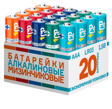 Э/п Щелочной Crazypower Eco Alkaline LR03/286 (ААА) — изображение 2