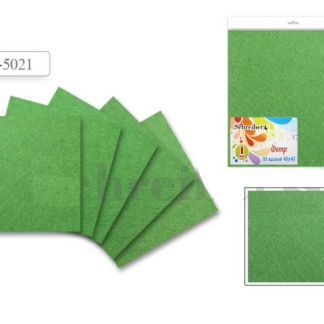 Фетр s5020, 5025 1мм 40*45, зеленый,апельсин (цена за лист)