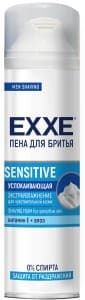 Пена для бритья SENSITIVE для чувствительной кожи 200 мл EXXE