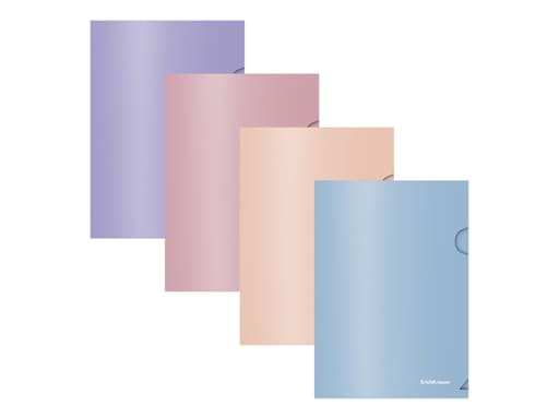 Папка-уголок пластиковая ErichKrause Matt Pastel Bloom, A5+, непрозрачный, ассорти — изображение 2