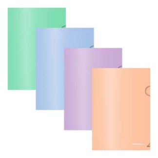 Папка-уголок пластиковая ErichKrause Matt Pastel Bloom, A5+, непрозрачный, ассорти