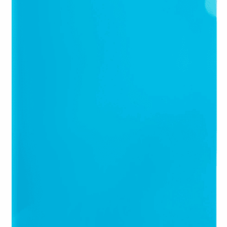 Папка-уголок плотная BRAUBERG SUPER 0,18 мм синяя, 270479