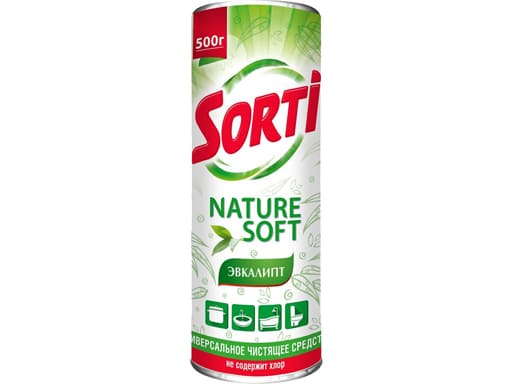 Чистящее ср-во д/кухни SORTI Эвкалипт 500г. порошок