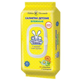 Салфетки Ушастый нянь влажные 80шт 22273, шт