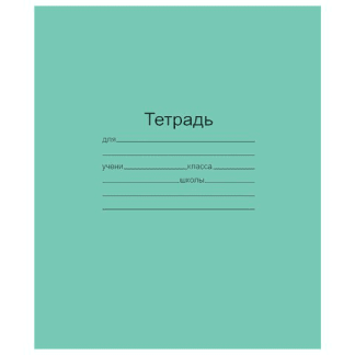 Тетрадь зеленая 24л. линия Т5024Т2