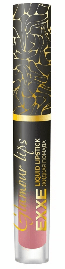 Губная помада жидкая EXXE Glamour lips 02 «Бархатный розовый» (3 мл), С0007617 (Арвитекс)