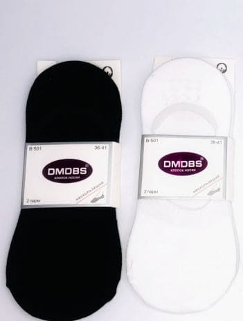 Следки женские с силиконовым задником DMDBS B501, Ассорти , 36-41.
