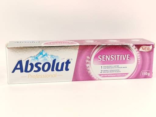 «ABSOLUT» Professional accent sensitive 110 г Профилактическая антибактериальная зубная паста