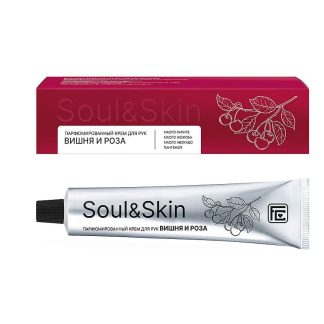 Крем для рук SOUL&SKIN Парфюмированный Вишня и Роза 65 мл