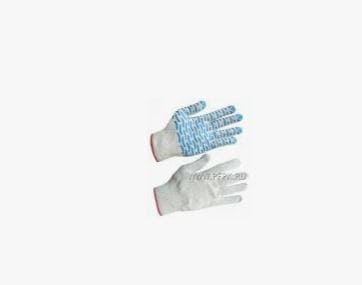 Перчатки х/б, 10 класс, 40-42г, 116 текс, ПВХ точка, в ассортименте — изображение 7