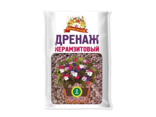Дренаж керамзитовый "ЦАРИЦА ЦВЕТОВ" 2л (крупная фракция)