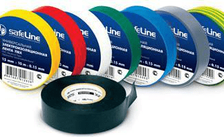 Safeline изолента ПВХ 15/10, 150мкм, цвет в ассортименте