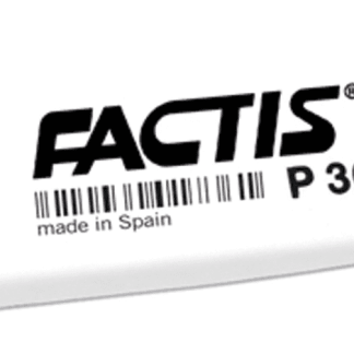 Ластик FACTIS P 36 (Испания), 56х20х9мм, белый, прямоугольный, скошенный, CPFP36B